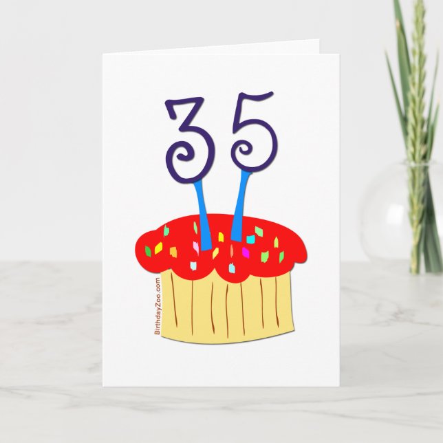 35th Birthday Card (Front)