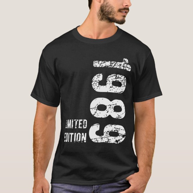 35th Birthday Gift 1989 Limited Edition 35 Years T-Shirt (Front)