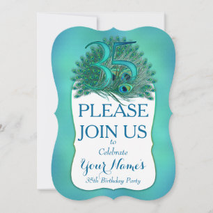 35th Birthday Invitations