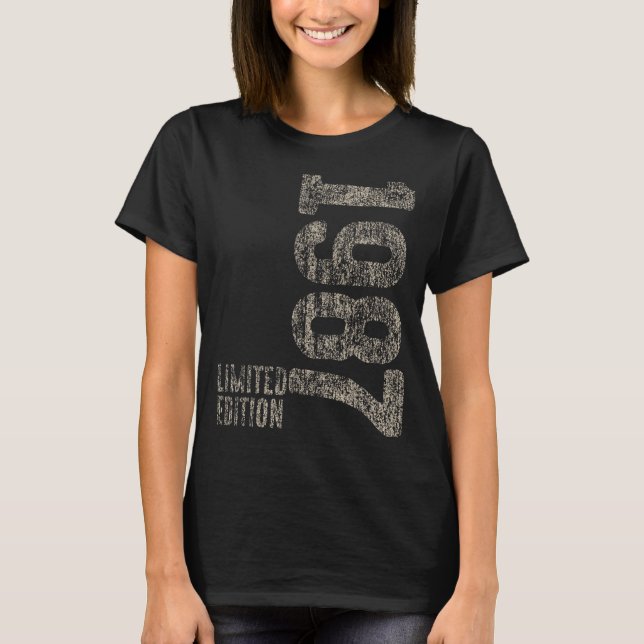 35th Birthday Ladies Mens 35 Years 1987   5 T-Shirt (Front)