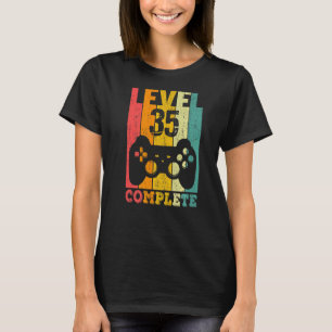 35th Birthday Ladies Mens Level 35 Years 1987 2 T-Shirt