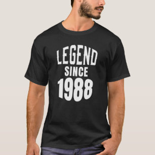 35th Birthday Legend Since 1988 for Women Born in T-Shirt