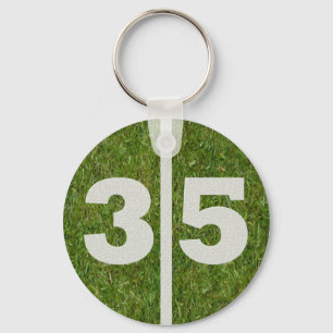 35th Birthday Party Favour Key Ring