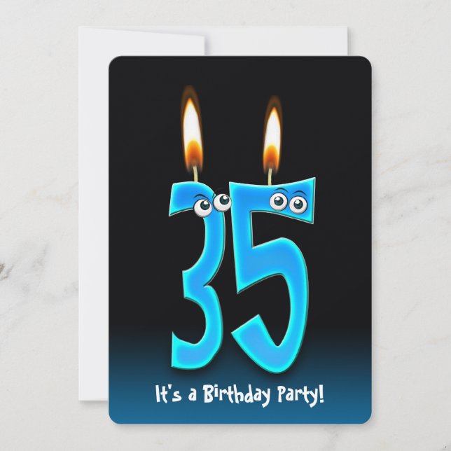 35th Birthday Party Invitation (Front)