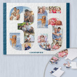 35th Birthday Photo Collage Number 35 Keepsake Jigsaw Puzzle<br><div class="desc">Create your own photo puzzle for a unique 35th birthday gift. Holding 14 custom photos, the photo puzzle can be further personalised with a name and/or short message. The number 35 photo collage has a variety of landscape, square and portrait photos, giving you lots of flexibility in placing your favourite...</div>