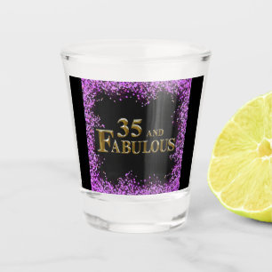 35th Birthday Shot Glass