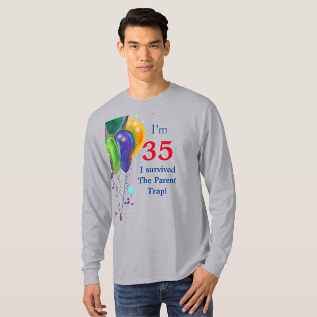 35th Birthday  T-Shirt (Front Full)