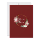 35th Coral Wedding Anniversary Roses Gold Frame