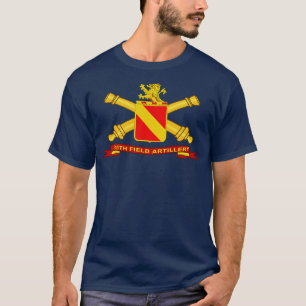35th Field Artillery w Br Ribbon T-Shirt