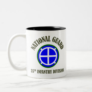 35th Infantry Div National Guard Two-Tone Coffee Mug