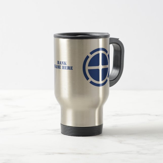 35th Infantry Division Badge Travel Mug (Front Right)