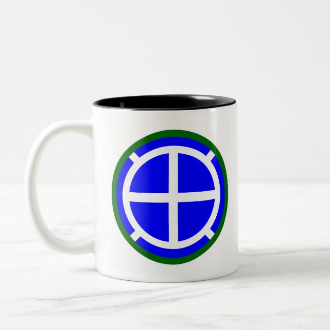 35th Infantry Division Two-Tone Coffee Mug (Left)