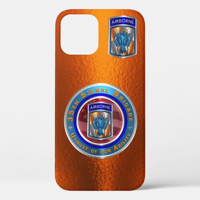 35th Signal Brigade-Airborne Customised Case-Mate iPhone Case (Back)