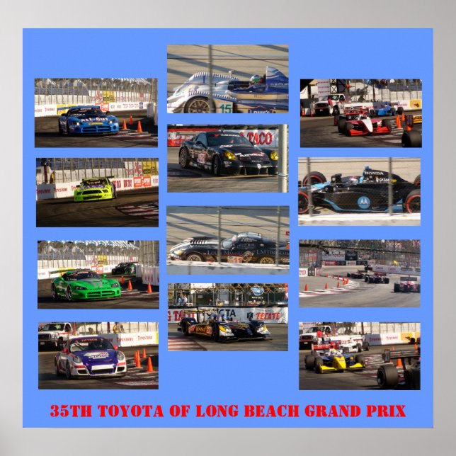 35th TOYOTA of Long Beach Grand Prix Poster (Front)