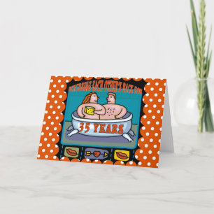 35th Wedding Anniversary Gifts Card