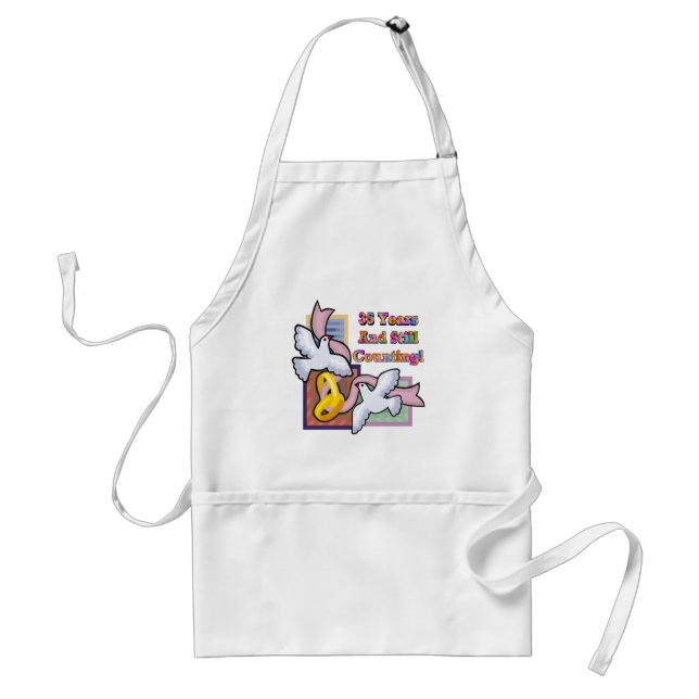 35th Wedding Anniversary Gifts Standard Apron (Front)