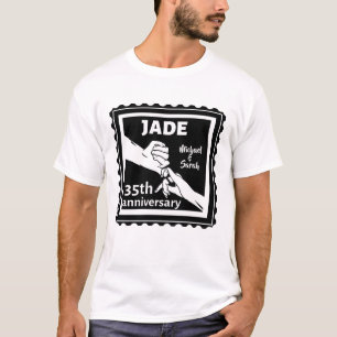 35th wedding anniversary holding fingers T-Shirt