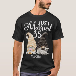 35th Wedding Anniversary- Just Married 35 Years T-Shirt