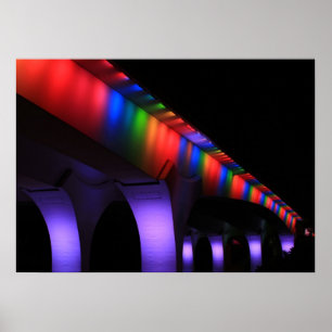 35W Bridge Minneapolis - Gay Pride Poster