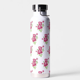 360 Rose Print Water Bottle