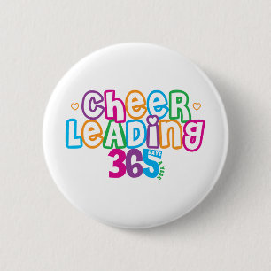 365 Cheerleading 6 Cm Round Badge