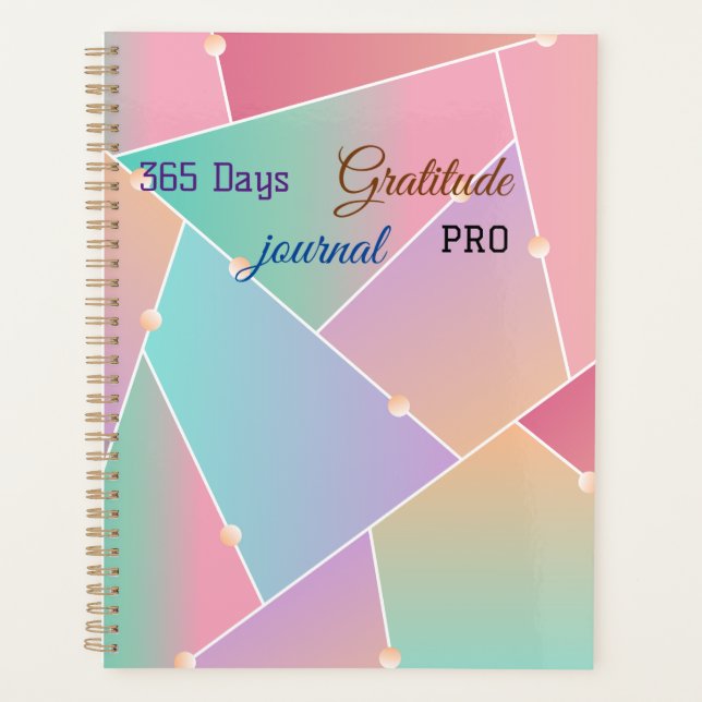 365 days of gratitude journalling challenge"Planne Planner (Front)