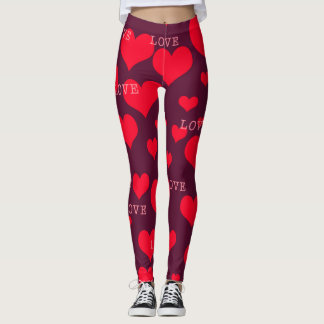 365 Days of Yoga. Day 36. Hearts and Loves. Leggings