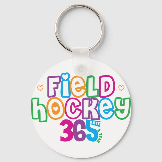 365 Field Hockey Key Ring (Front)