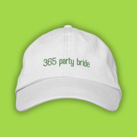 365 Party Bride Green Pop Girl Summer Dad Hat