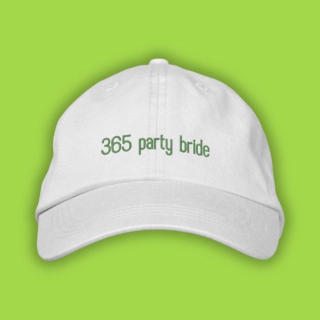 365 Party Bride Green Pop Girl Summer Dad Hat (Creator Uploaded)