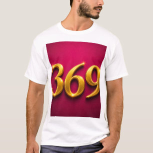 369 Gold Luxury Manifestation Numbers T-Shirt