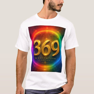 369 Meditation Series Gold | Tesla 3-6-9 Method T-Shirt