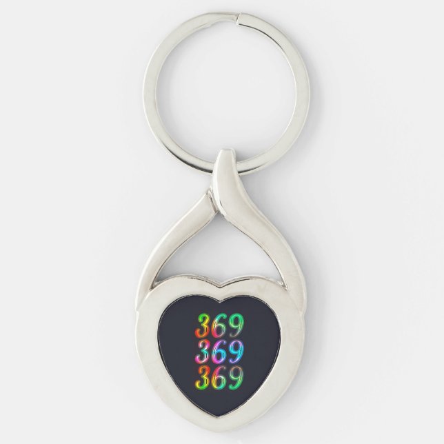 369 numbers key ring (Front)