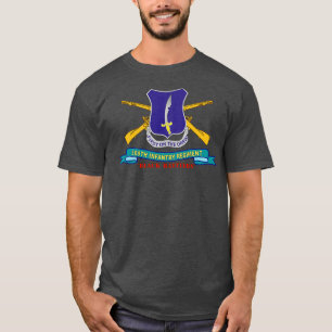 369th Infantry Regiment First Draw Black Rattlers  T-Shirt