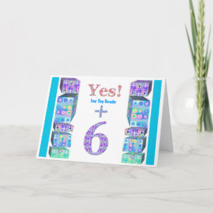 36 46 56 66 76 86 96 Years Young! Happy Birthday Card