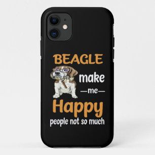 36 Beagle Make Me Happy iPhone 11 Case