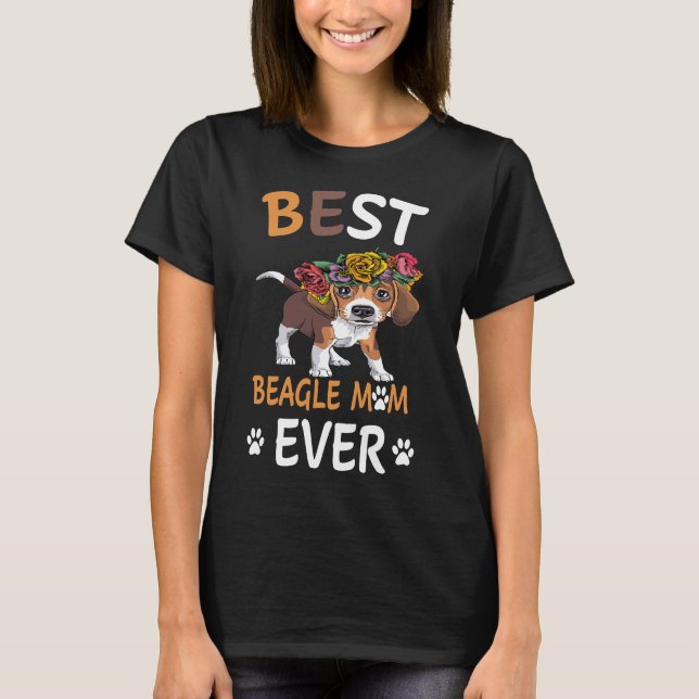 36 Best Beagle Mum Ever T-Shirt (Front)