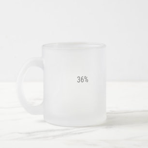 36% FROSTED GLASS COFFEE MUG