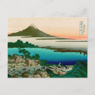 36 Views of Mount Fuji, Hokusai Fine Vintage Postcard