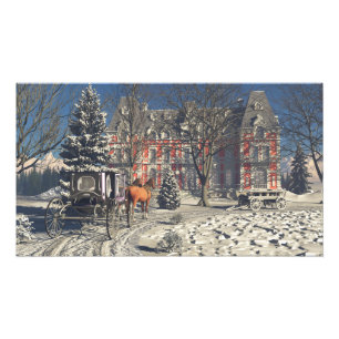 36"x24" paper poster w' "Christmas Gathering" imag