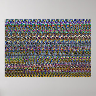 36" x 24" "Invisible" 3D Poster by Magic Eye®