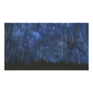 36" x 24" paper poster with "Meteor Storm" image