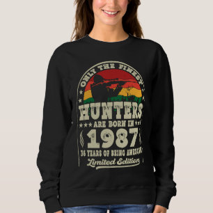 36 Year Old Deer Hunting Hunters Vintage 1987 36th Sweatshirt