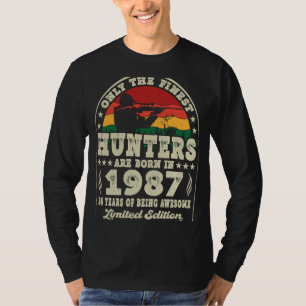 36 Year Old Deer Hunting Hunters Vintage 1987 36th T-Shirt