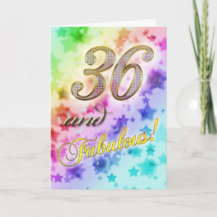 36th Birthday party Invitation