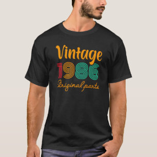 36th Birthday Vintage 1986 Year Birthday 1986 Orig T-Shirt