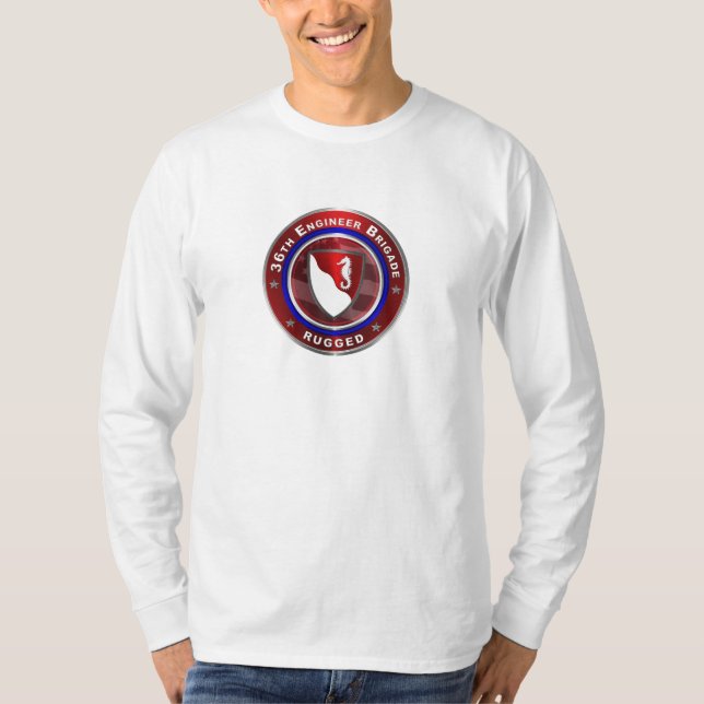36th Engineer Brigade “Rugged” T-Shirt (Front)