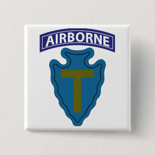 36th Infantry Division - Airborne 15 Cm Square Badge