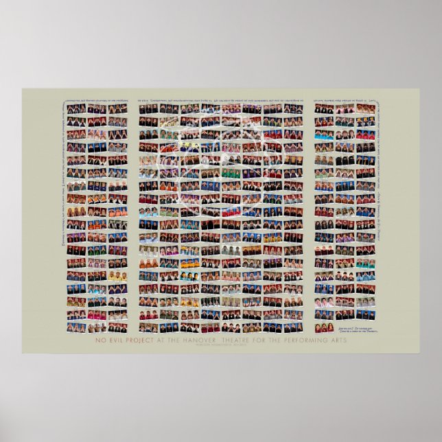 36x24 No Evil Project @ the Hanover Theatre Poster (Front)