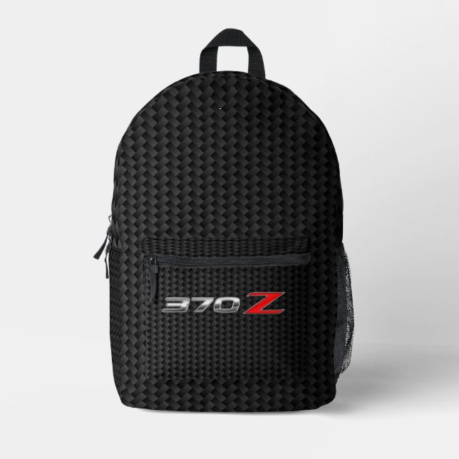 370Z Black Backpack (Front)